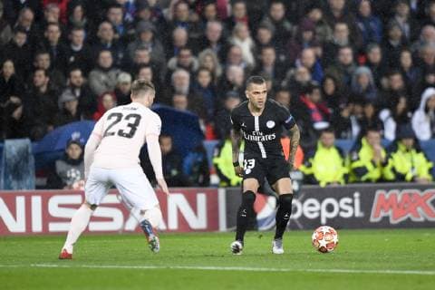 13 DANI ALVES (PSG) FOOTBALL : Paris SG vs Manchester United ManU - Ligue des Champions - 06 03 2019 AnthonyBIBARD FEP Panoramic 