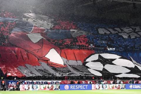 ILLUSTRATION - SUPPORTERS - TIFO FOOTBALL : Paris SG vs Manchester United ManU - Ligue des Champions - 06 03 2019 AnthonyBIBARD FEP Panoramic 