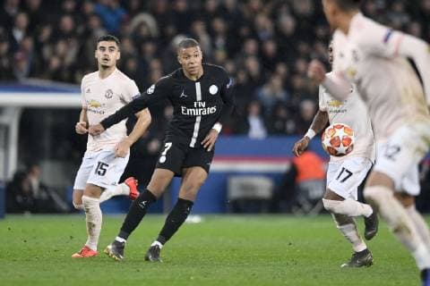 07 KYLIAN MBAPPE (PSG) FOOTBALL : Paris SG vs Manchester United ManU - Ligue des Champions - 06 03 2019 AnthonyBIBARD FEP Panoramic 