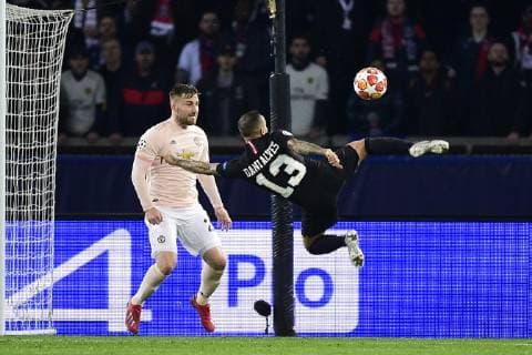 Dani Alves (PSG) FOOTBALL : PSG vs Manchester Utd - UEFA Champions league - Paris - 06 03 2019 JBAutissier Panoramic 