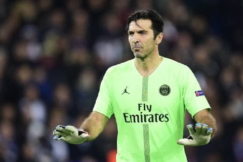 BUFFON Gianluigi (PSG) FOOTBALL : PSG vs Manchester Utd - UEFA Champions league - Paris - 06 03 2019 JBAutissier Panoramic 