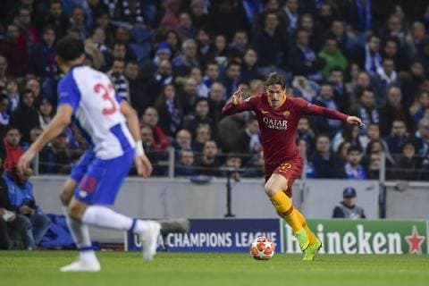 Photo Fabio Rossi AS Roma LaPresse 06 03 2019 Oporto (POR) Soccer Porto - Roma Champions League 2018 2019 2018 2019 - Estadio Do Dragao In the pic: Nicol& xf2; Zaniolo  Copyright: xLaPresse ASxRoma FabioxRossix
