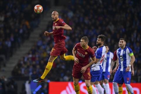 Photo Fabio Rossi AS Roma LaPresse 06 03 2019 Oporto (POR) Soccer Porto - Roma Champions League 2018 2019 2018 2019 - Estadio Do Dragao In the pic: Steven Nzonzi  Copyright: xLaPresse ASxRoma FabioxRossix