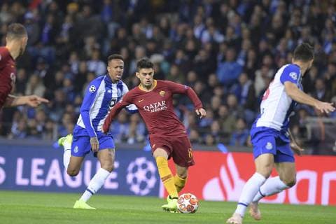 Photo Luciano Rossi AS Roma LaPresse 06 03 2019 Roma (Italia) Soccer Porto - AS Roma Uefa Champions League 2018 2019 - Dragao Stadium of Porto (Portogallo) In the pic: Diego Perotti  Copyright: xLucianoxRossix ASxRoma LaPressex