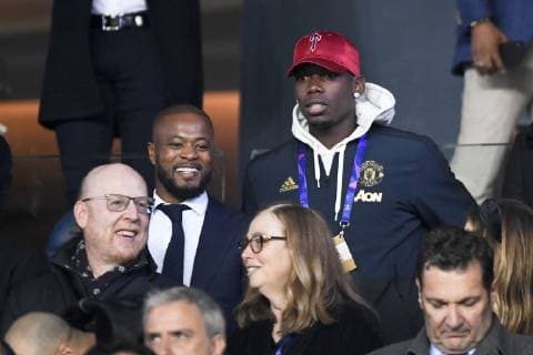 PATRICE EVRA - PAUL POGBA FOOTBALL : Paris SG vs Manchester United ManU - Ligue des Champions - 06 03 2019 AnthonyBIBARD FEP Panoramic 