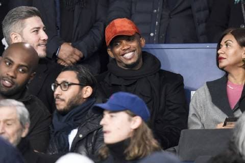 Sport Bilder des Tages Samuel Eto o FOOTBALL : Paris SG vs Manchester United ManU - Ligue des Champions - 06 03 2019 AnthonyBIBARD FEP Panoramic 