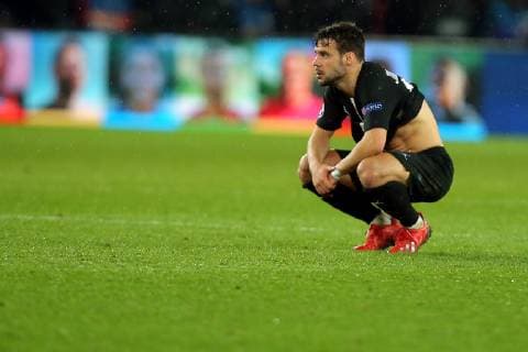 Paris France 06 03 2019 UEFA Champions League 2018 19 Season Round of 16 2nd leg Round of 16 16 Paris Saint Germain Manchester United Juan Bernat PSG disappoints DeFodi541