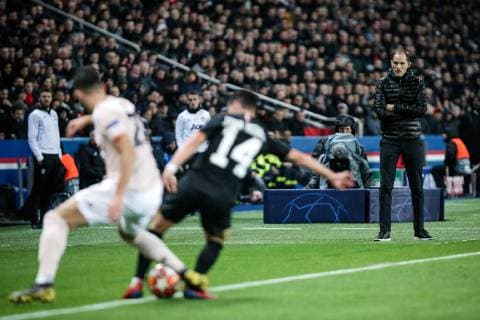 PSG coach Thomas Tuchel during Round of 16, second leg of UEFA Champions League match between Paris Saint Germain and Manchester United ManU FC at the Parc des Princes, in Paris on March 6th, 2019.  Copyright: xAurelienxMorissardx