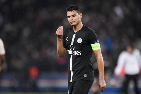 DECEPTION - 02 THIAGO SILVA (PSG) FOOTBALL : Paris SG vs Manchester United ManU - Ligue des Champions - 06 03 2019 AnthonyBIBARD FEP Panoramic 
