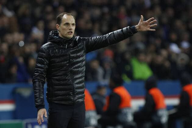 March 6, 2019 - Paris, France - Thomas Tuchel of PSG during the UEFA Champions League Round of 16 Second Leg match between Paris Saint-Germain and Manchester United ManU at Parc des Princes on March 06, 2019 in Paris,( Nurphoto) Paris Saint-Germain v Manchester United - UEFA Champions League  - ZUMAn230 20190306_zaa_n230_419 Copyright: xMehdixTaamallahx