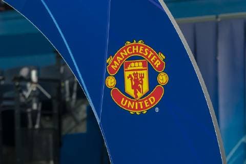 Paris France 06 03 2019 UEFA Champions League 2018 19 Season Round of 16 2nd leg Round of 16 Paris Saint Germain Manchester United Manchester Unitet Logo DeFodi541