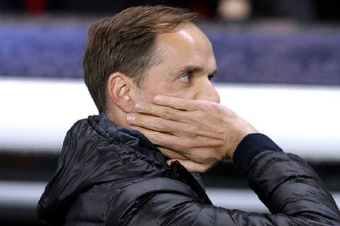 TUCHEL Thomas Trainer Team PSG UEFA Champions League Season 2018 2019 Round of 16 Game Paris St Germain PSG Manchester Unite 1 3 on 06 March 2019 in Paris