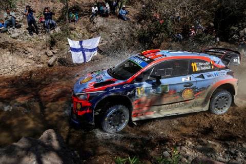Belgian Thierry Neuville drives his Hyundai RC1 during the test round of the circuit during the 16th Guanajuato-Mexico Rally, in Guanajuato, Mexico, 07 March 2019. 16th Guanajuato Rally in Mexico !ACHTUNG: NUR REDAKTIONELLE NUTZUNG!  Copyright: xFranciscoxGuascox AME4055 20190307-636875967459768983