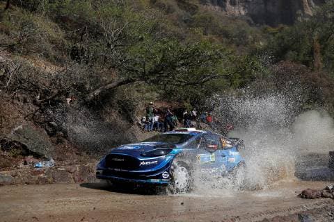 British Elfyn Evans drives his Ford RC1 during the test round of the circuit during the 16th Guanajuato-Mexico Rally, in Guanajuato, Mexico, 07 March 2019. 16th Guanajuato Rally in Mexico !ACHTUNG: NUR REDAKTIONELLE NUTZUNG!  Copyright: xFranciscoxGuascox AME4046 20190307-636875966199928288