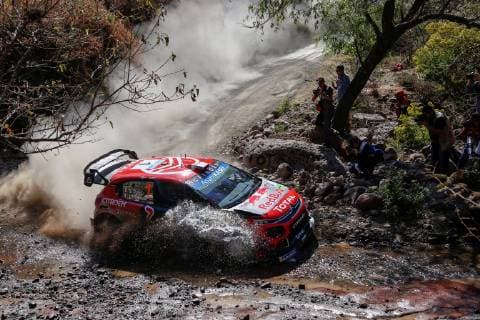 French Sebastien Ogier drives his Citroen RC1 during the test round of the circuit during the 16th Guanajuato-Mexico Rally, in Guanajuato, Mexico, 07 March 2019. 16th Guanajuato Rally in Mexico !ACHTUNG: NUR REDAKTIONELLE NUTZUNG!  Copyright: xFranciscoxGuascox AME4071 20190307-636875968094519638