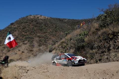 Estonian driver Ott Tanak and co-driver Martin Arveoja in their Toyota Gazoo Racing WRT during the first stage of the XVI Rally Guanajuato Mexico, between El Chocolate and Silao, in Leon, Guantajo, Mexico. XVI Rally Guanajuato México !ACHTUNG: NUR REDAKTIONELLE NUTZUNG!  Copyright: xFranciscoxGuascox AME4647 20190308-636876765151444023