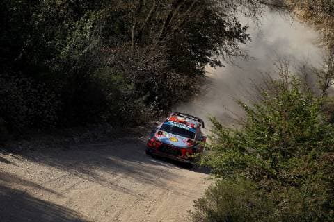 Spanish Dani Sordo drives his Hyundai Shell Mobis WRT during the first stage of the Rally Guanajuato Mexico, Leon, Mexico, 08 March 2019. Rally Guanajuato Mexico 2019 !ACHTUNG: NUR REDAKTIONELLE NUTZUNG!  Copyright: xFranciscoxGuascox AME4949 20190309-636876980510542672