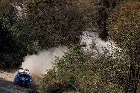 British Elfyn Evans dirves his M Ford WRT during the first stage of the Rally Guanajuato Mexico, Leon, Mexico, 08 March 2019. Rally Guanajuato Mexico 2019 !ACHTUNG: NUR REDAKTIONELLE NUTZUNG!  Copyright: xFranciscoxGuascox AME4945 20190309-636876981729649849