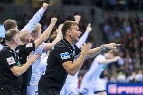 Düsseldorf Germany 09 March 2019 Handball DHB Men Laenderspiel 18 19 Germany vs Switzerland Coach Christian Prokop Germany gestures gestures gestures Düsseldorf ISS Dome North Rhine-Westphalia Germany
