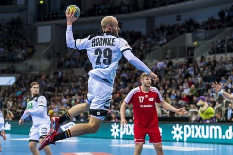 Düsseldorf Germany 09 March 2019 Handball DHB Men Laenderspiel 18 19 Germany vs Switzerland Tim Hornke Germany Düsseldorf ISS Dome Nordrhein Westfalen Germany