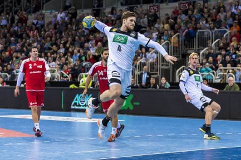 Düsseldorf Germany 09 March 2019 Handball DHB Men Laenderspiel 18 19 Germany vs Switzerland Johannes Golla Germany SG Flensburg Handewitt Düsseldorf ISS Dome Nordrhein Westfalen Germany