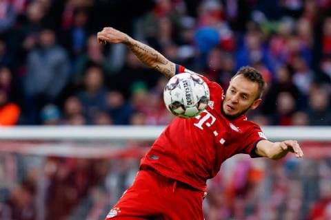 Munich Germany 09 03 2019 1 Bundesliga 25 matchday FC Bayern Munich VfL Wolfsburg Rafinha FCB in action DeFodi048