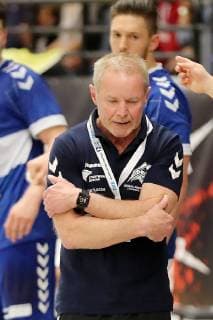 TuS Ferndorf Dessau Roßlauer HV 09 03 2019 Trainer Uwe Jungandres Dessau Roßlauer HV Kreuztal Stählerwiese Germany