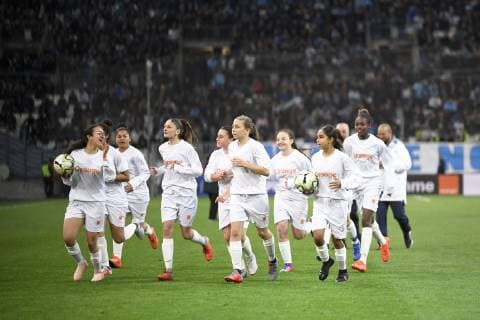 ILLUSTRATION - ANIMATIONS JOURNEE DE LA FEMME FOOTBALL : Marseille vs Nice - Ligue 1 Conforama - 10 03 2019 AnthonyBIBARD FEP Panoramic 