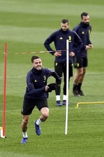 Fußball, CL, Juventus Turin Training Photo LaPresse - Nicol& xf2; Campo March 11th, 2019 Turin (Italy) Soccer UEFA Champions League 2018 2019 - Juventus Training Center Continassa Juventus FC vs Atletico Madrid - Juventus training In the pic: Miralem Pjanic  Copyright: xNicol& xf2;xCampo LaPresse Nicolx