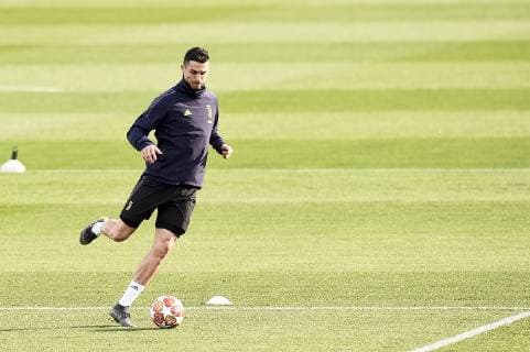Fußball, CL, Juventus Turin Training Photo LaPresse - Nicol& xf2; Campo March 11th, 2019 Turin (Italy) Soccer UEFA Champions League 2018 2019 - Juventus Training Center Continassa Juventus FC vs Atletico Madrid - Juventus training In the pic: Cristiano Ronaldo  Copyright: xNicol& xf2;xCampo LaPresse Nicolx