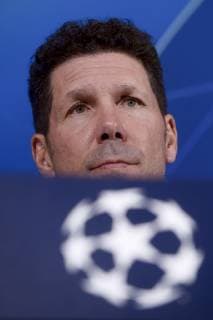 Photo LaPresse - Nicol& xf2; Campo March 11th, 2019 Turin (Italy) Soccer UEFA Champions League 2018 2019 - Allianz Stadium Juventus FC vs Atletico Madrid - Atletico Madrid press conference PK Pressekonferenz In the pic: Diego Simeone  Copyright: xLaPresse Nicol& xf2;xCampo LaPrex