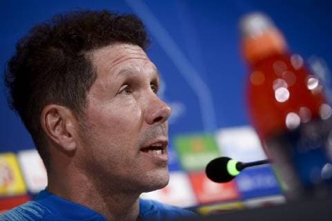 Sport Bilder des Tages Photo LaPresse - Nicol& xf2; Campo March 11th, 2019 Turin (Italy) Soccer UEFA Champions League 2018 2019 - Allianz Stadium Juventus FC vs Atletico Madrid - Atletico Madrid press conference PK Pressekonferenz In the pic: Diego Simeone  Copyright: xLaPresse Nicol& xf2;xCampo LaPrex