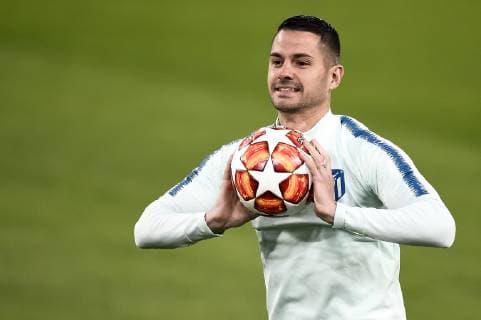 Photo LaPresse - Nicol& xf2; Campo March 11th, 2019 Turin (Italy) Soccer UEFA Champions League 2018 2019 - Allianz Stadium Juventus FC vs Atletico Madrid - Atletico Madrid training In the pic: Vitolo  Copyright: xLaPresse Nicol& xf2;xCampo LaPrex