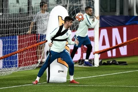 Photo LaPresse - Nicol& xf2; Campo March 11th, 2019 Turin (Italy) Soccer UEFA Champions League 2018 2019 - Allianz Stadium Juventus FC vs Atletico Madrid - Atletico Madrid training In the pic: Alvaro Morata  Copyright: xLaPresse Nicol& xf2;xCampo LaPrex
