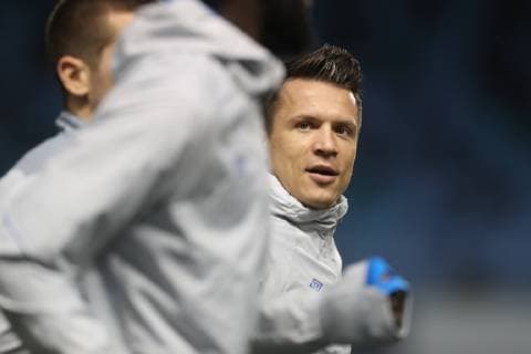 11 03 2019 Football season 2018 2019 Champions League press conference and final training of FC Schalke 04 in Manchester England Yevhen KONOPLYANKA FC Schalke 04 Manchester Airport England