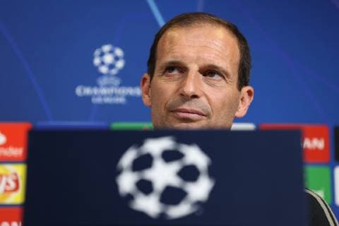 Massimiliano Allegri manager of Juventus during the press conference PK Pressekonferenz at the Allianz Stadium, Turin, Italy. Picture date 11th March 2019. Picture credit should read: Jonathan Moscrop Sportimage EDITORIAL USE ONLY. No use with unauthorised audio, video, data, fixture lists, club league logos or live services. Online in-match use limited to 120 images, no video emulation. No use in betting, games or single club league player publications. YODA9148.JPG