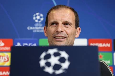 Massimiliano Allegri manager of Juventus during the press conference PK Pressekonferenz at the Allianz Stadium, Turin, Italy. Picture date 11th March 2019. Picture credit should read: Jonathan Moscrop Sportimage EDITORIAL USE ONLY. No use with unauthorised audio, video, data, fixture lists, club league logos or live services. Online in-match use limited to 120 images, no video emulation. No use in betting, games or single club league player publications. YODA9166.JPG