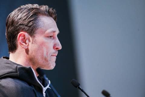 Coach Niko Kovac FC Bayern Muenchen at the press conference GER Football UEFA Champions League Final training FC Bayern Muenchen 12 03 2019 Muenchen Copyright: xTomxWellerx xEibner-Pressefotox EP_eer