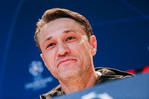 Coach Niko Kovac FC Bayern Munich at the press conference laughing GER Soccer UEFA Champions League final training FC Bayern Munich 12 03 2019 Munich Copyright: xTomxWellerx xEibner-Pressefotox EP_eer