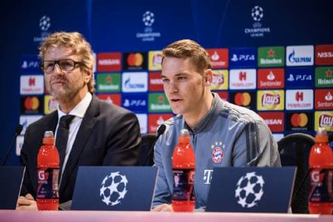 12 03 2019 xkvx Football UEFA Champions League FC Bayern Munich FC Liverpool Press Conference and Training emspor v l Manuel New FCB FC Bayern Munich DFL DFB REGULATIONS PROHIBIT ANY USE OF PHOTOGRAPHS as IMAGE SEQUENCES and or QUASI VIDEO Munich