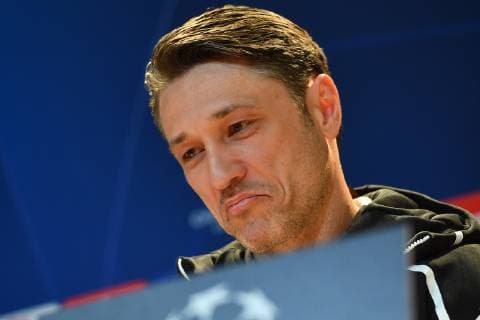 Niko KOVAC coach Bayern Muenchen skeptical single picture cut single motive portrait press conference FC Bayern Muenchen before the Champions League round of sixteen FC Bayern Muenchen FC Liverpool soccer on 12 03 2019