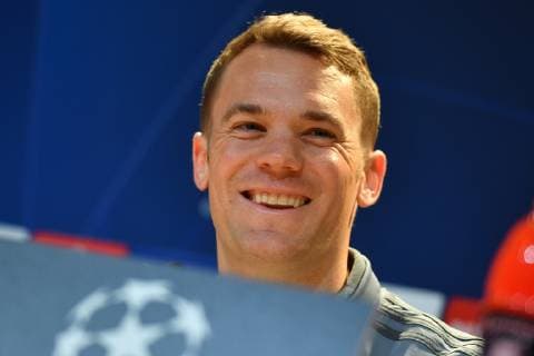 Manuel NEUER Goalkeeper FC Bayern Muenchen laughs laughs laughing optimistic good-humoured single picture cut single motif portrait portrait press conference FC Bayern Muenchen in front of the Champions League round of sixteen FC Bayern Muenchen FC Liverpool football on 12 03 2019