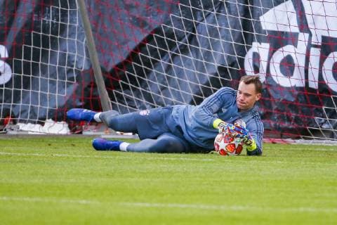 goalkeeper Manuel Neuer FC Bayern Muenchen GER football UEFA Champions League final training FC Bayern Muenchen 12 03 2019 Muenchen Copyright: xTomxWellerx xEibner-Pressefotox EP_eer