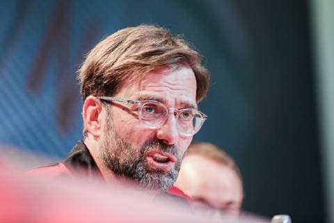 Coach Juergen Klopp FC Liverpool at the press conference GER Football UEFA Champions League Press conferences FC Liverpool 12 03 2019 Munich Copyright: xTomxWellerx xEibner-Pressefotox EP_eer