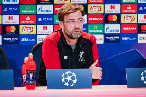 Coach Juergen Klopp FC Liverpool at the press conference GER Football UEFA Champions League Press conferences FC Liverpool 12 03 2019 Munich Copyright: xTomxWellerx xEibner-Pressefotox EP_eer