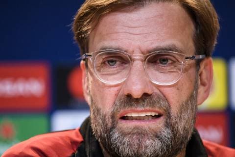 12 03 2019 xkvx Football UEFA Champions League FC Bayern Munich FC Liverpool Press conference and training emspor v l Head coach Coach Juergen Klopp FC Liverpool DFL DFB REGULATIONS PROHIBIT ANY USE OF PHOTOGRAPHS as IMAGE SEQUENCES and or QUASI VIDEO Munich