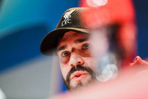 goalkeeper Alisson Becker FC Liverpool at the press conference GER Football UEFA Champions League press conferences FC Liverpool 12 03 2019 Munich Copyright: xTomxWellerx xEibner-Pressefotox EP_eer