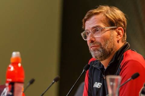 Germany Muenchen 12 03 2019 UEFA Champions League 2018 19 Season Round of 16 Second leg FC Bayern Muenchen Liverpool FC Press Conference Liverpool FC Coach Juergen Klopp LFC DeFodi048