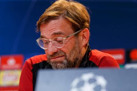 Germany Muenchen 12 03 2019 UEFA Champions League 2018 19 Season Round of 16 Second leg FC Bayern Muenchen Liverpool FC Press Conference Liverpool FC Coach Juergen Klopp LFC DeFodi048