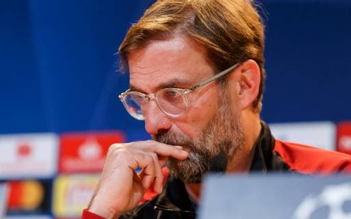 Germany Muenchen 12 03 2019 UEFA Champions League 2018 19 Season Round of 16 Second leg FC Bayern Muenchen Liverpool FC Press Conference Liverpool FC Coach Juergen Klopp LFC DeFodi048